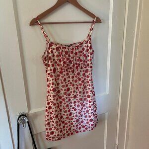 Vintage Y2K 90's Rose Mesh Dress